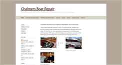 Desktop Screenshot of chalmersboatrepair.com
